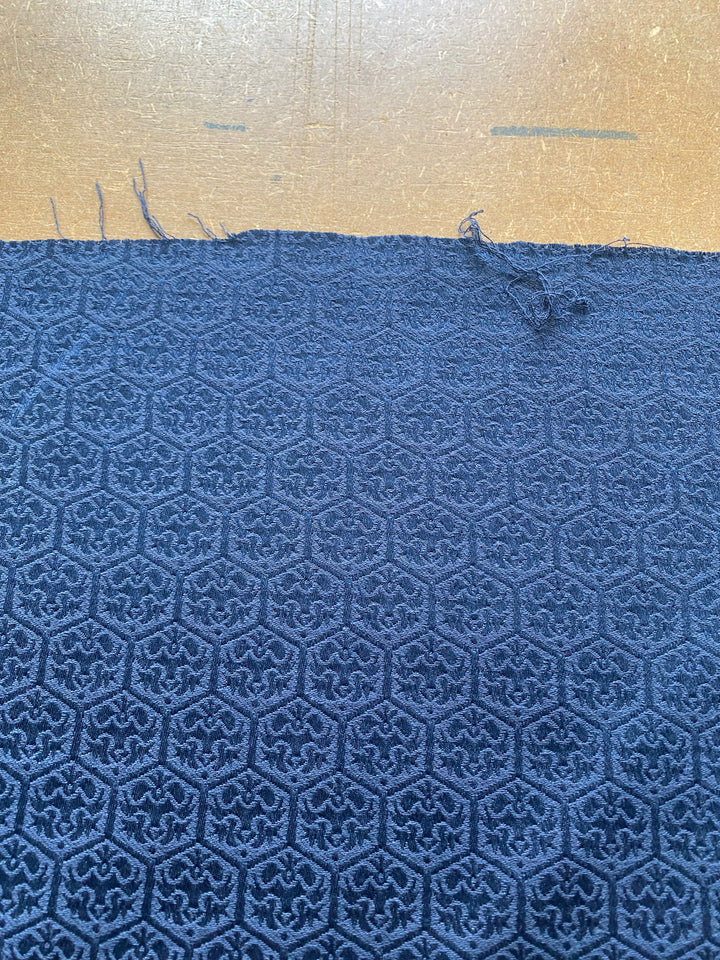 Hexagon Jacquard – Deep Midnight
