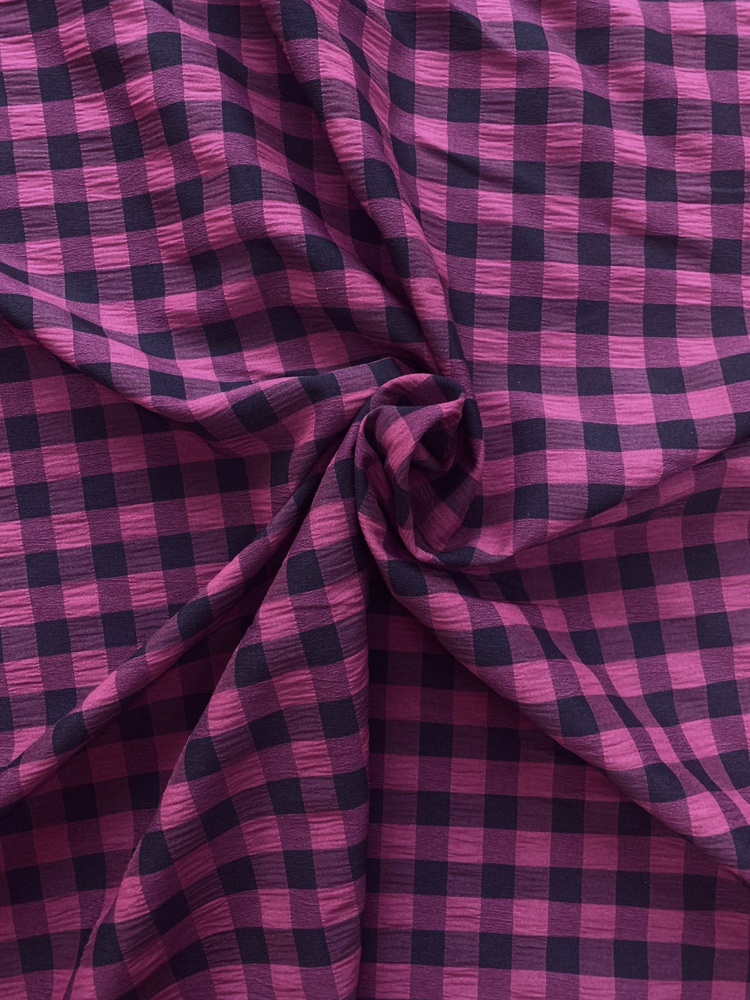 Gingham Check - Purple / Black