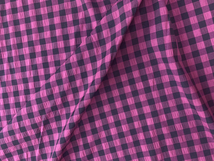 Gingham Check - Purple / Black