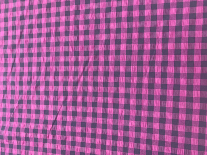 Gingham Check - Purple / Black