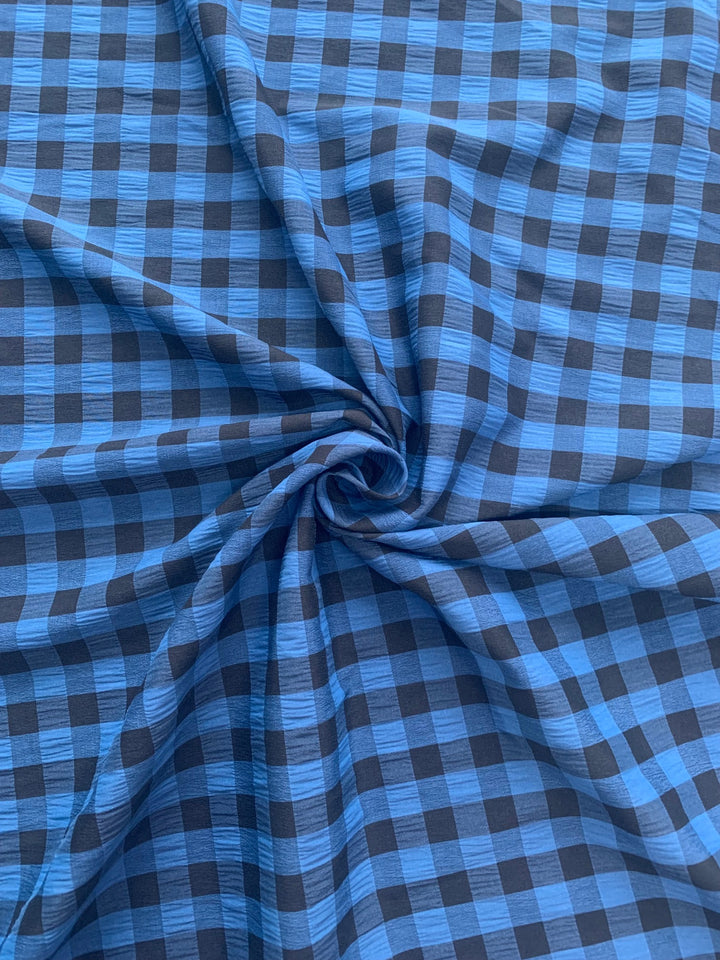 Gingham Check - Blue / Black