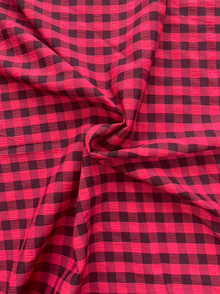 Gingham Check - Red / Black
