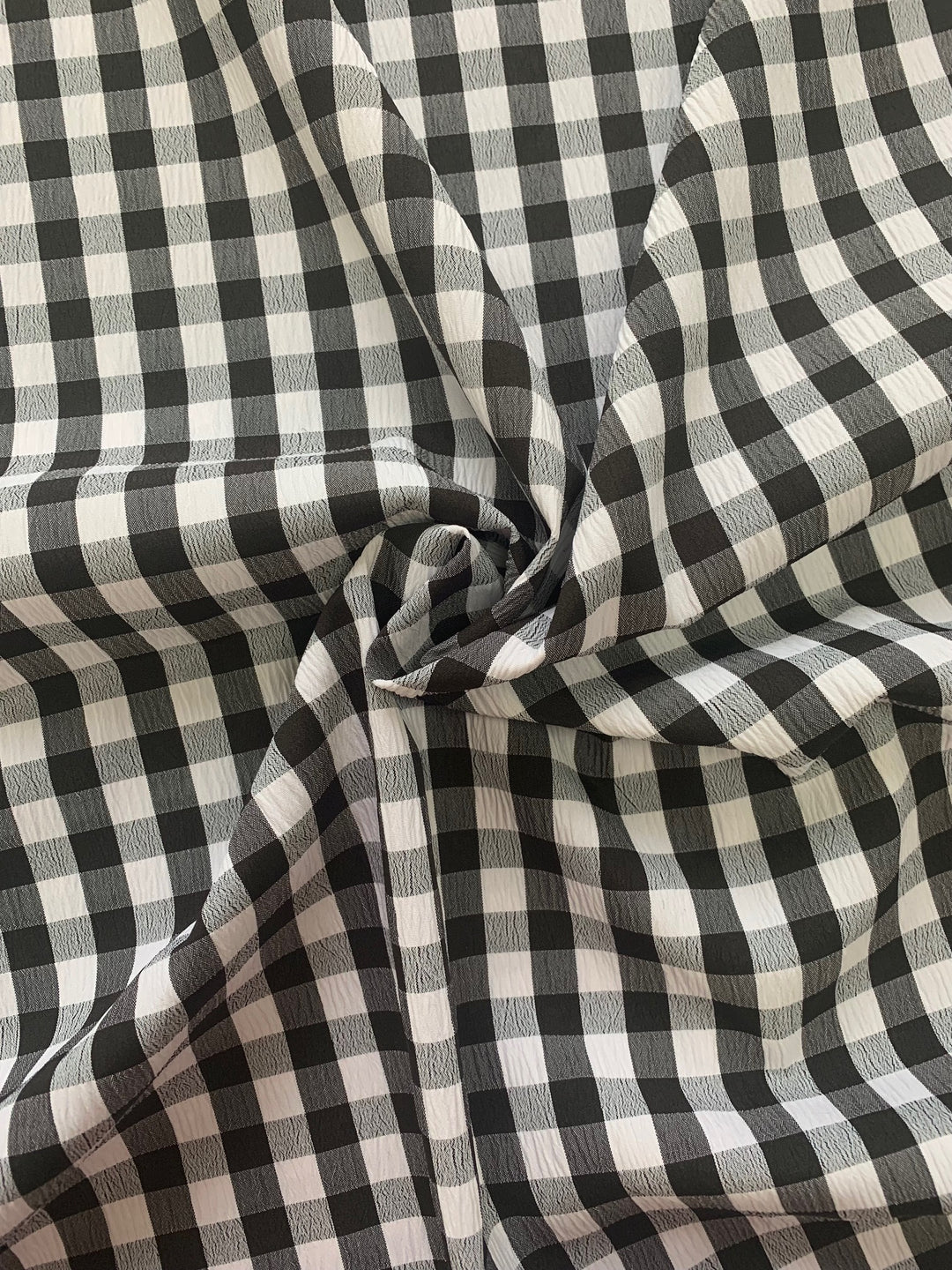Gingham Check - Black / Ivory