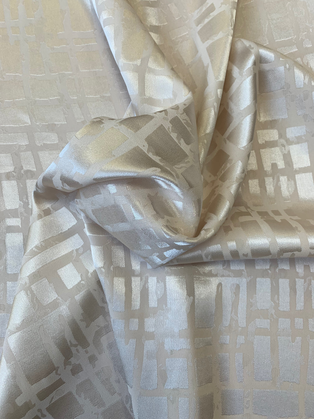 Random Check Jacquard - Stone