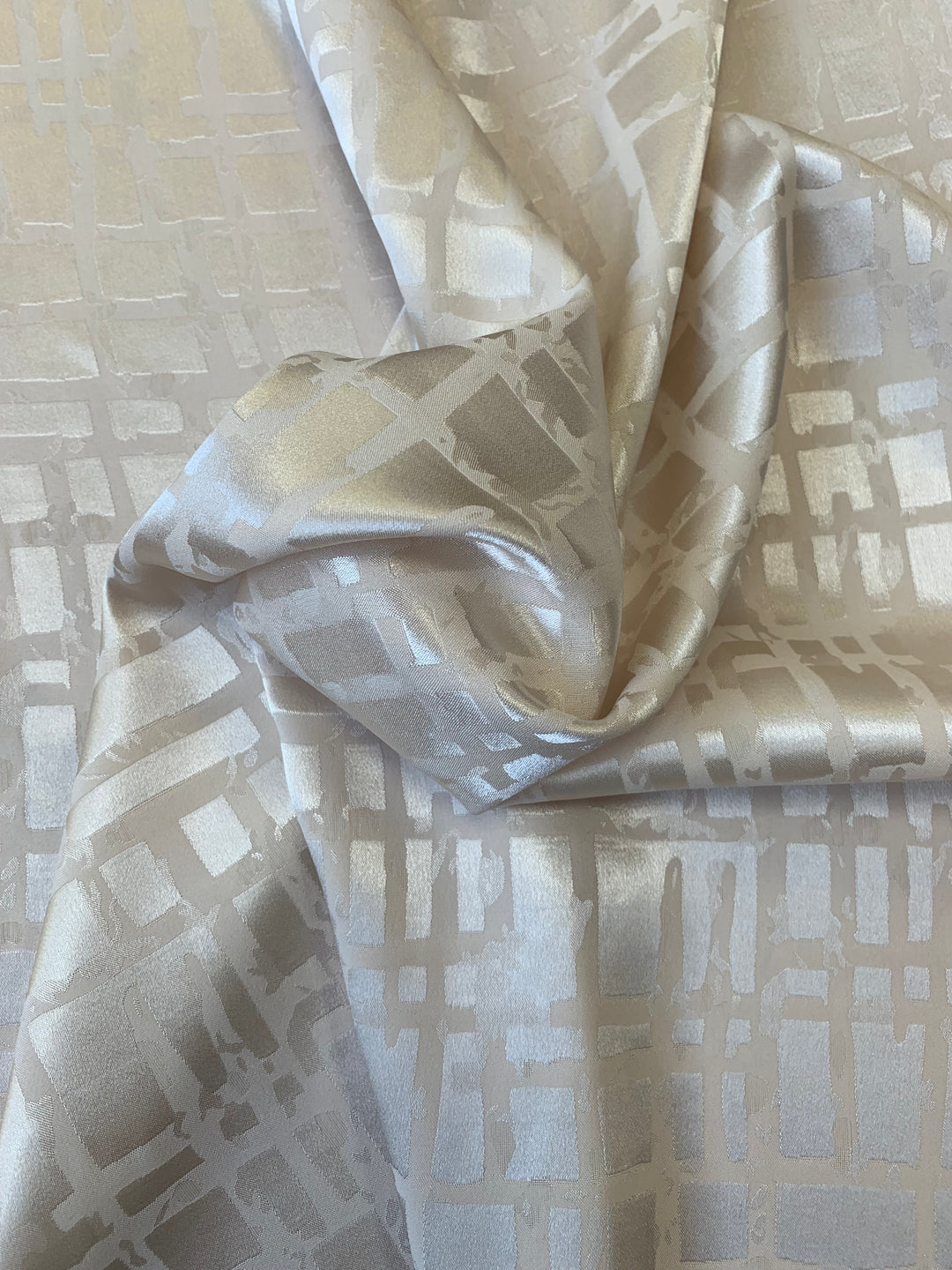 Random Check Jacquard - Stone