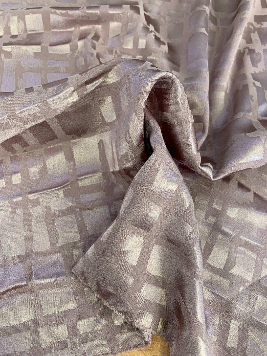 Random Check Jacquard - Stone