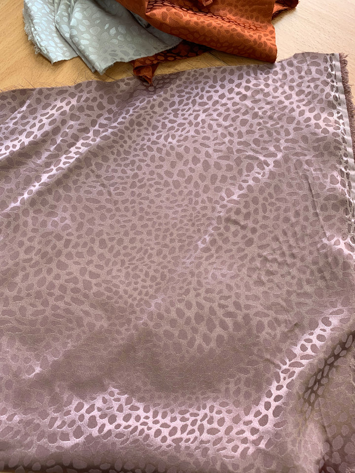 Leopard Jacquard - Blush