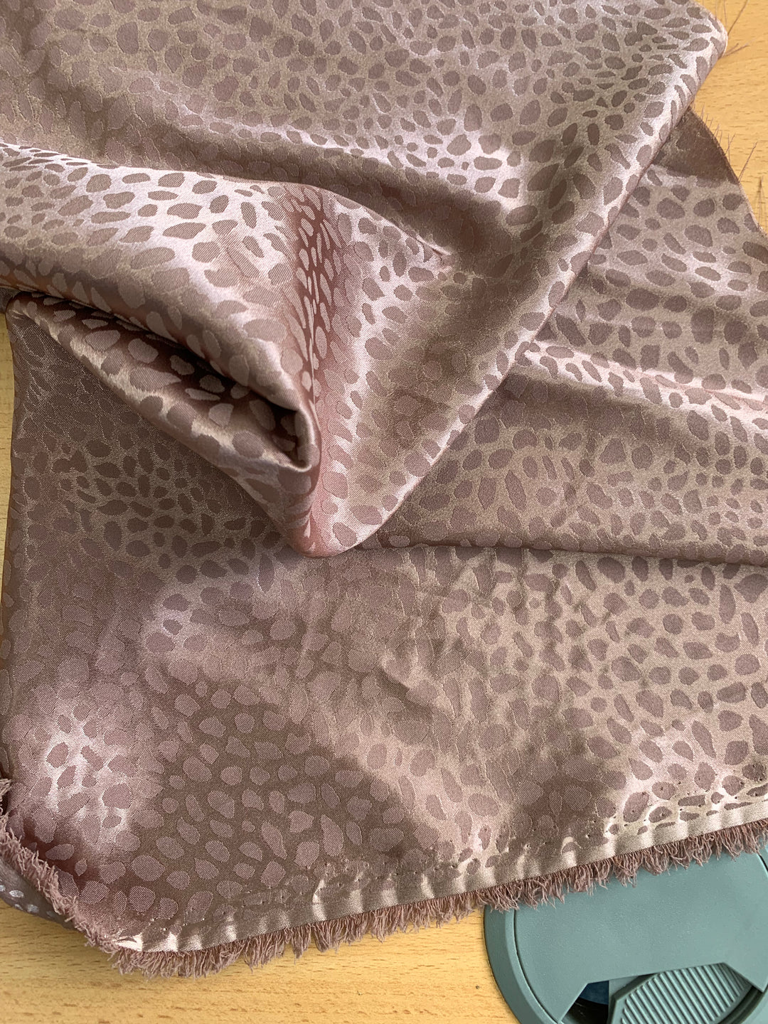 Leopard Jacquard - Blush