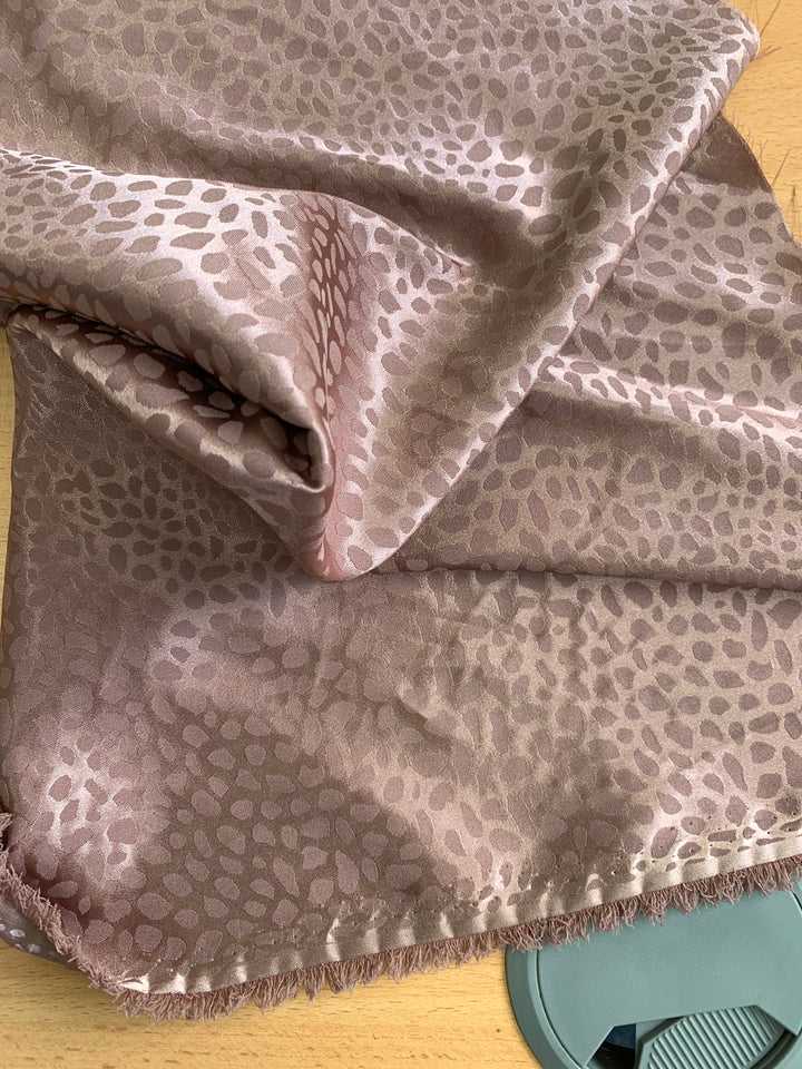 Leopard Jacquard - Blush