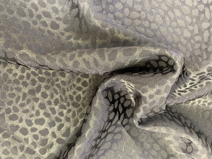 Leopard Jacquard - Black