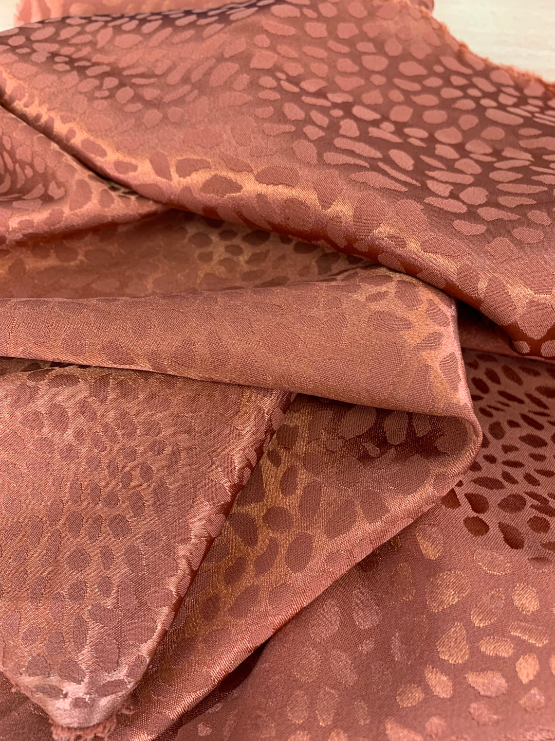 Leopard Jacquard - Blush