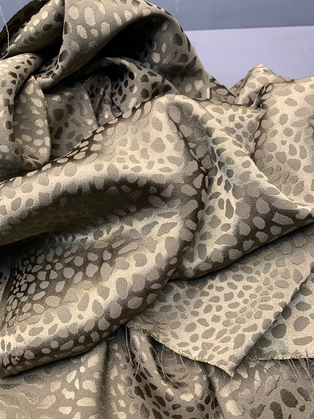 Leopard Jacquard - Light Khaki