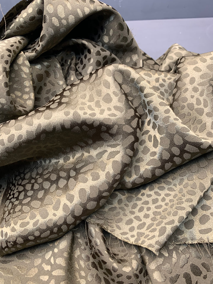 Leopard Jacquard - Light Khaki