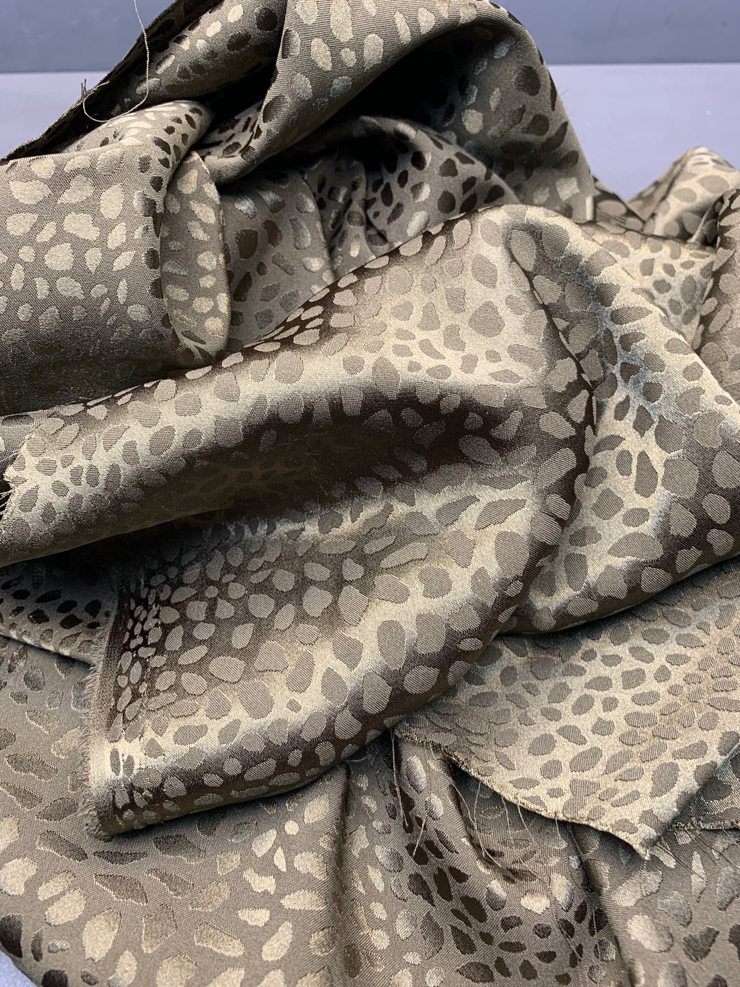 Leopard Jacquard - Light Khaki