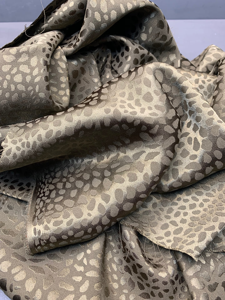 Leopard Jacquard - Light Khaki
