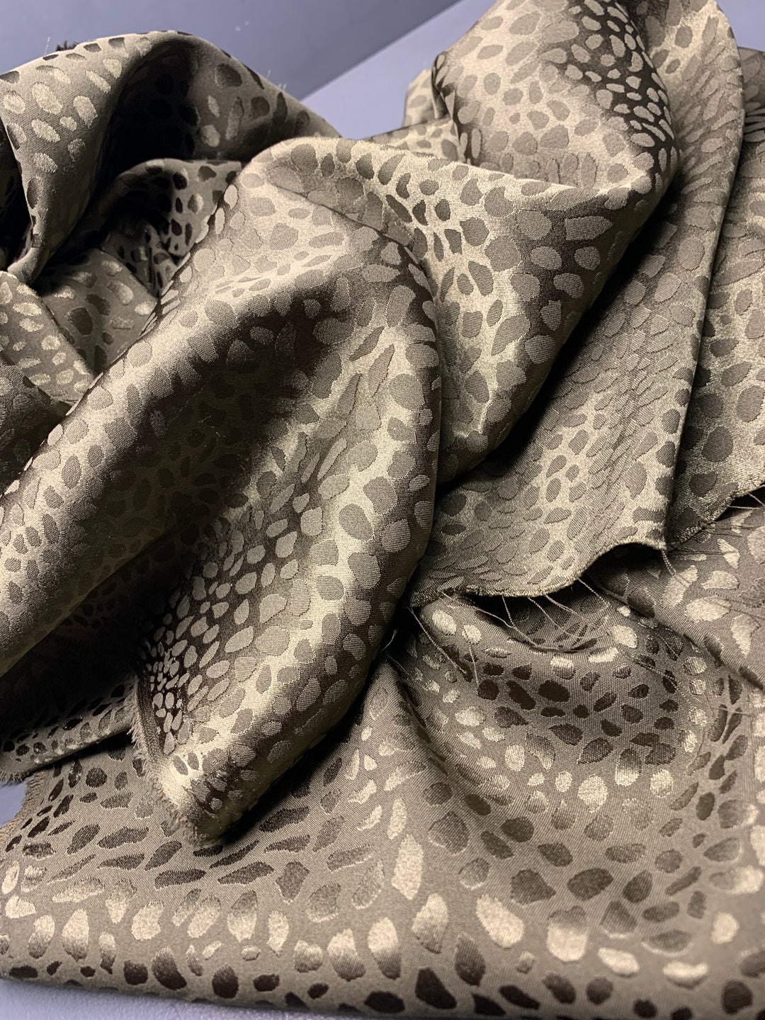 Leopard Jacquard - Light Khaki