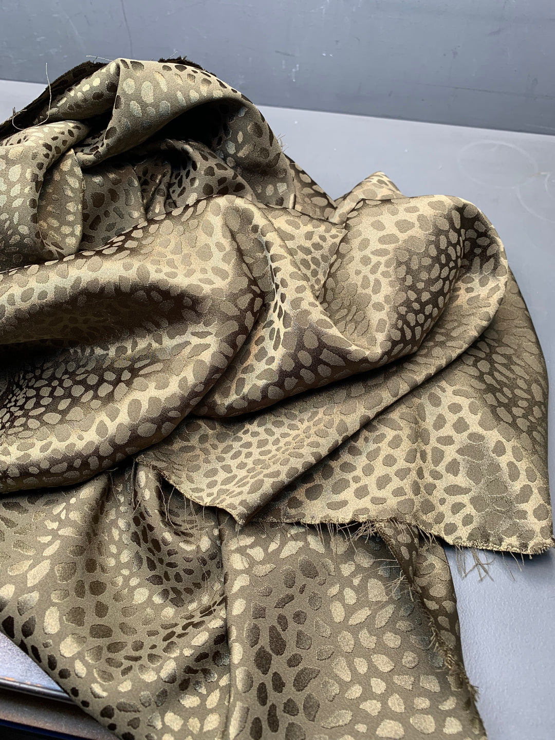 Leopard Jacquard - Light Khaki