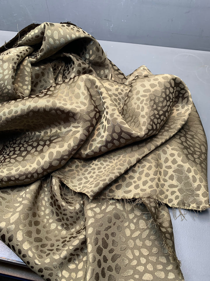 Leopard Jacquard - Light Khaki