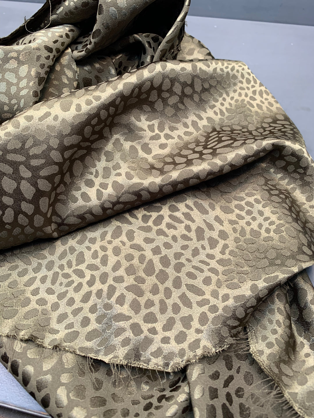 Leopard Jacquard - Light Khaki