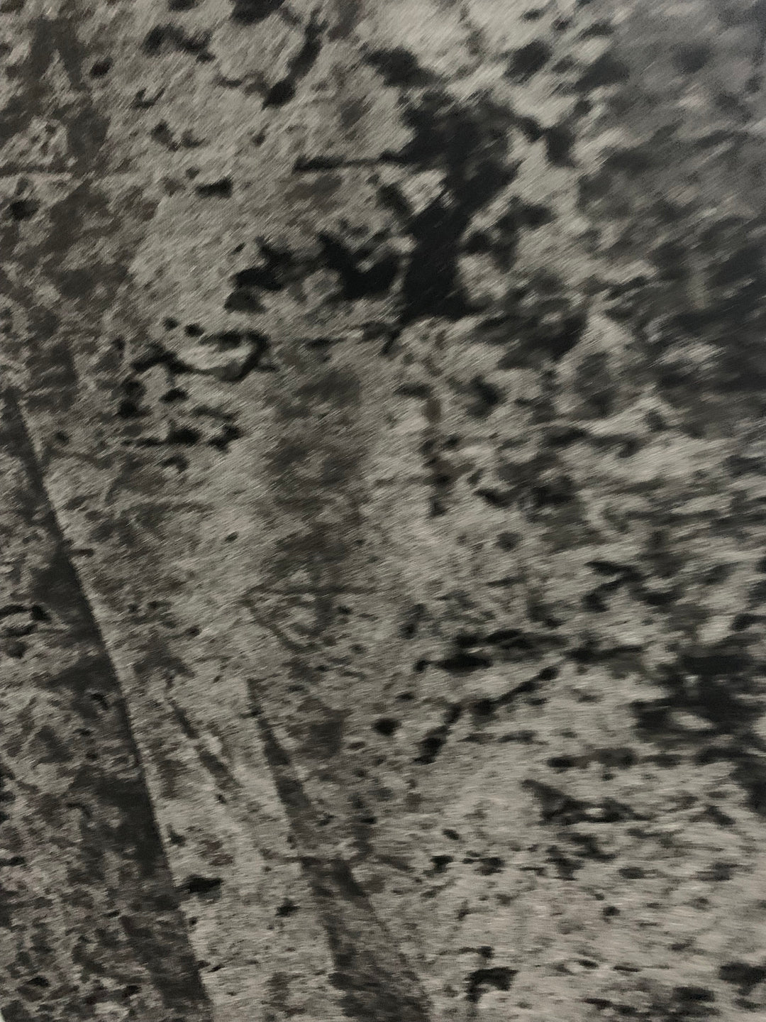 Marble Knitted Velour – Black