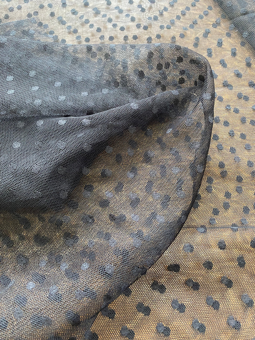 Spot Mesh – Black on Black