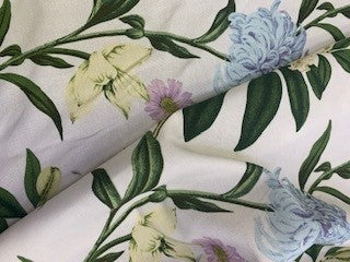 Floral Print Linen Mix