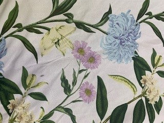 Floral Print Linen Mix