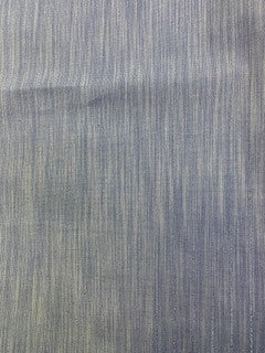 Cotton / Poly Lurex Stripe Chambray