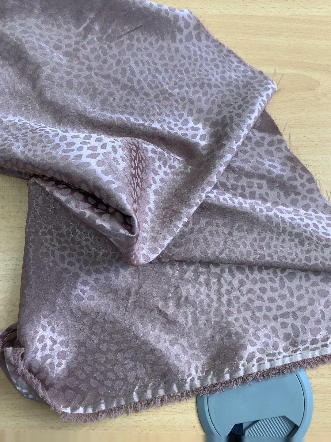 Leopard Jacquard - Blush