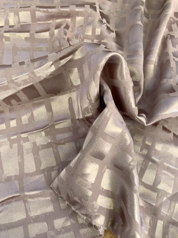 Random Check Jacquard - Stone